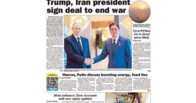 ASEANEWS HEADLINE-PAPER EDITIONS | 6.19.26 FRIDAY |  Trump, Iran’s president sign deal to end Middle East war