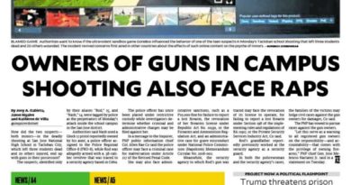 ASEANEWS HEADLINE-PAPER EDITIONS | 6.24.26 WEDNESDAY | MANILA: Owners of guns in campus shooting also face raps