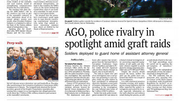 ASEANEWS HEADLINE-PAPER EDITIONS | 7.10.26 FRIDAY |  AGO, police rivalry in spotlight amid graft raids