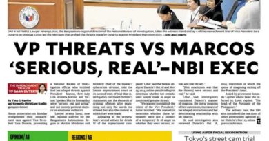 ASEANEWS HEADLINE-PAPER EDITIONS | 7.14.26 TUESDAY | VP threats vs Marcos ‘serious, real’ – NBI exec