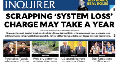 ASEANEWS HEADLINE-PAPER EDITIONS | 7.29.26 WEDNESDAY | Scrapping ‘system loss’ charge may take a year