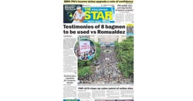 ASEANEWS HEADLINE-PAPER EDITIONS | 7.3.26 FRIDAY |  Testimonies of 8 bagmen to be used vs Romualdez