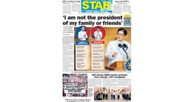 ASEANEWS HEADLINE-PAPER EDITIONS | 7.28.26 TUESDAY | Marcos: Kin not spared from corruption fight