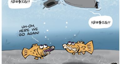 EDITORIAL CARTOONS- SWIM WITH THE FISHES | The Manila Times EDITORIAL CARTOONS- SWIM WITH THE FISHES | The Manila Times