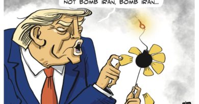 WORLD EDITORIAL CARTOONS: TO BOMB OR NOT TO BOMB| THE MANILA TIMES