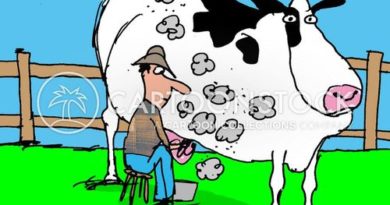 WORLD EDITORIAL  CARTOONS:  | MILKING IT DRY | THE MANILA TIMES