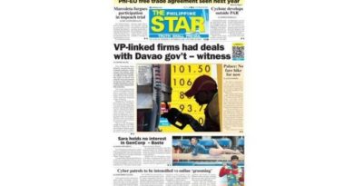 ASEANEWS HEADLINE-PAPER EDITIONS | 9.23.26 WEDNESDAY |  VP-linked firms had deals with Davao government – witness