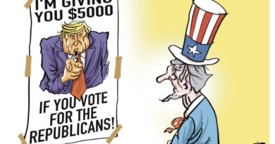 WORLD EDITORIAL CARTOONS: MONETARY REWARD | THE MANILA TIMES
