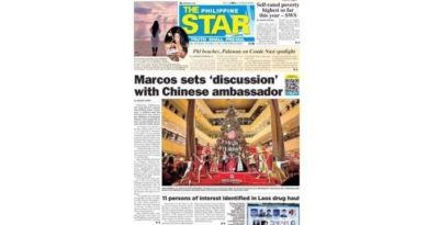 ASEANEWS HEADLINE-PAPER EDITIONS |10.17.26 SATURDAY |  Sino envoy’s quip ‘sounds like a threat’ – Marcos