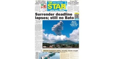ASEANEWS HEADLINE-PAPER EDITIONS |10.31.26. SATURDAY | Surrender deadline lapses; still no Bato