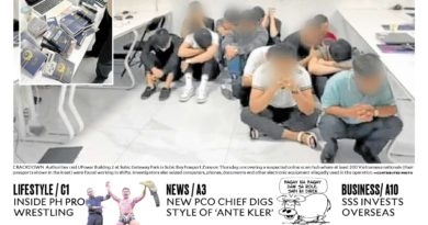 ASEANEWS HEADLINE-PAPER EDITIONS |10.24.26. SATURDAY |  P50M bounty up for capture of ‘armed and dangerous’ Dela Rosa